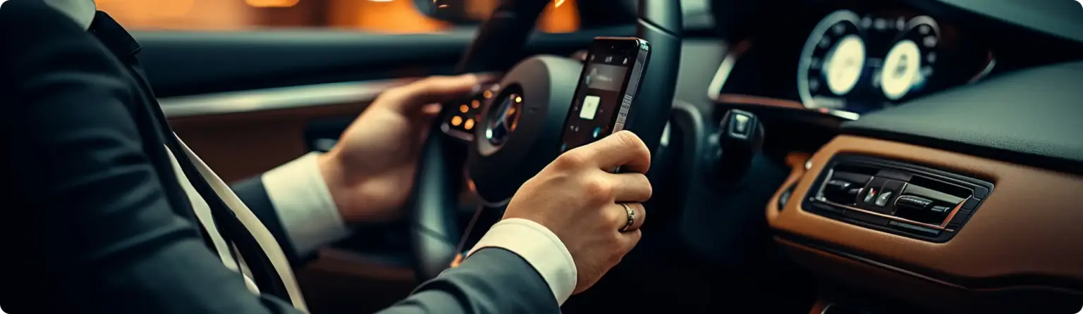 Usługa transportowa premium skoncentrowana na komforcie, bezpieczeństwie i profesjonalnych standardach jazdy.